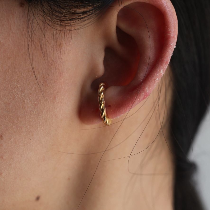 【残り一点】Press Earcuff_L 片耳用(GOLD）