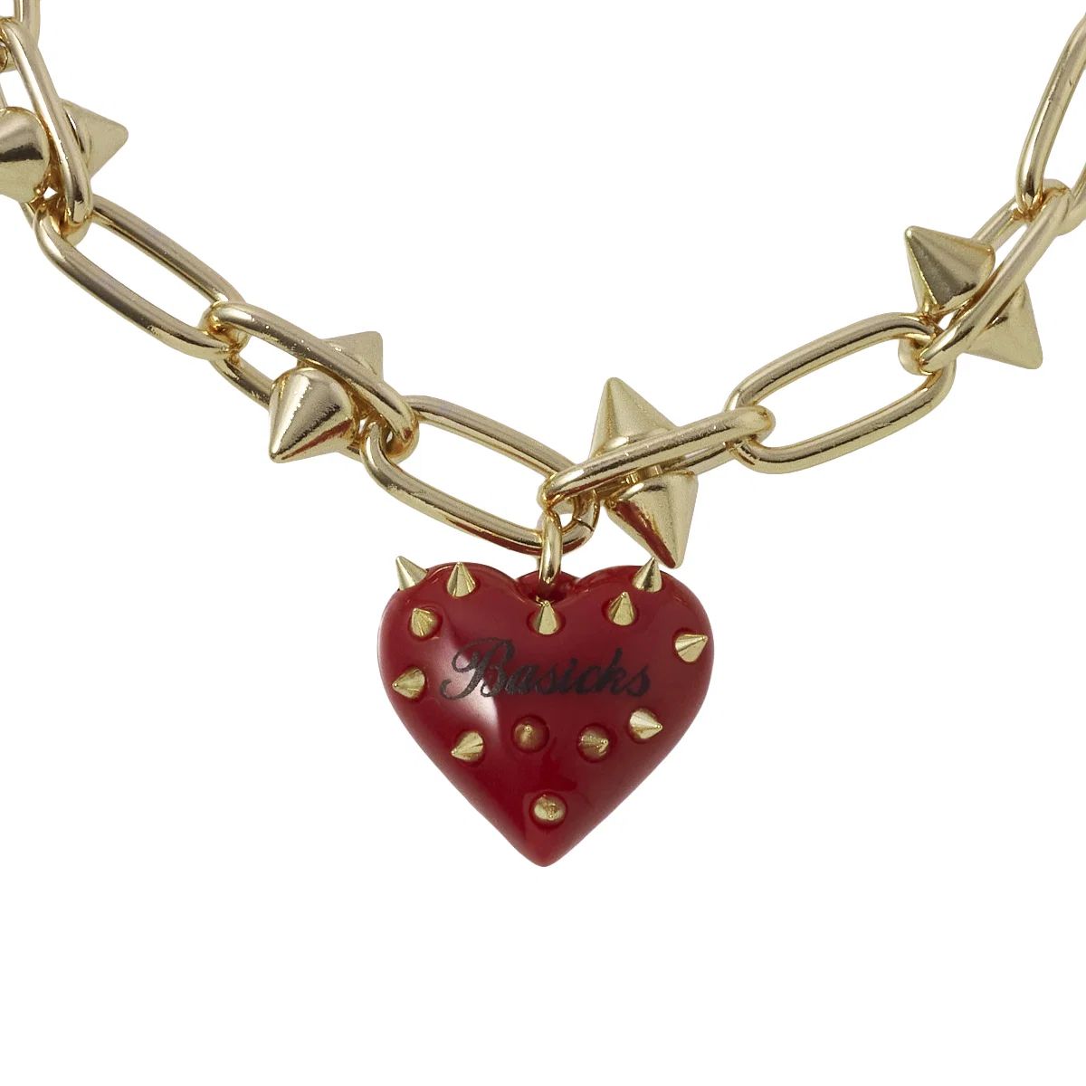 【残り一点】Spiky Heart Necklace(GOLD)