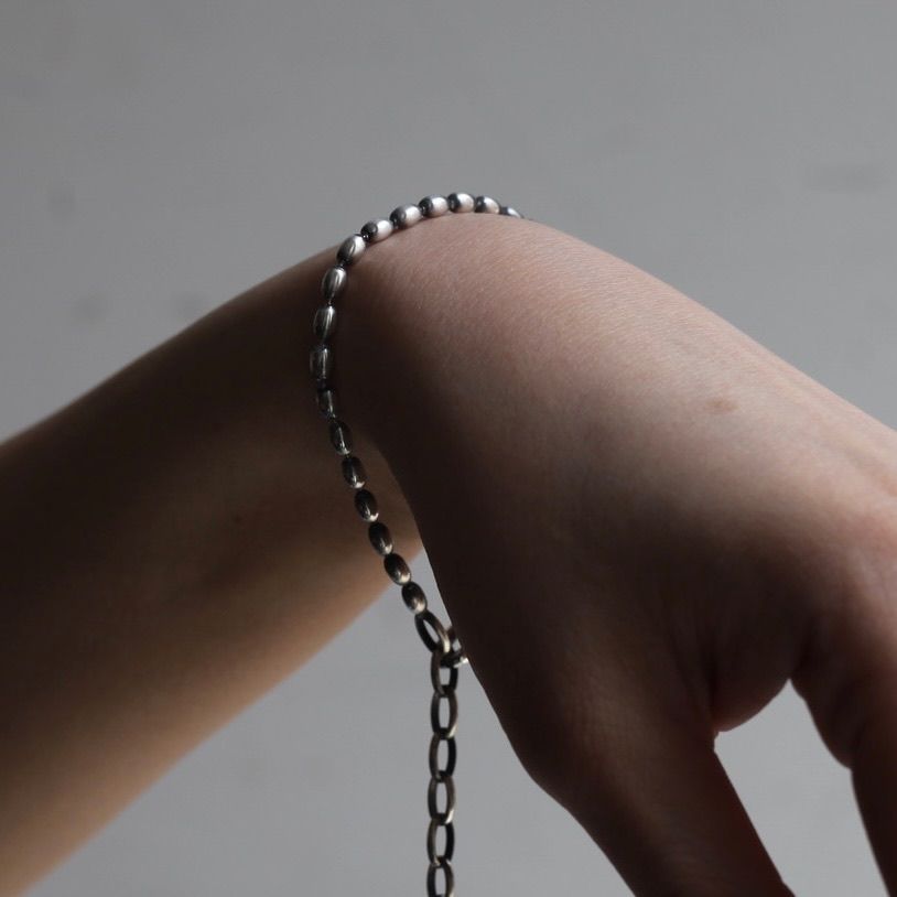 【お取り寄せ注文可能】Narrow Oval Bowl Chain Bracelet