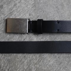 【残りわずか】Leather Belt(PLAIN BUCKLE)