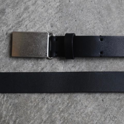 【残りわずか】Leather Belt(PLAIN BUCKLE)
