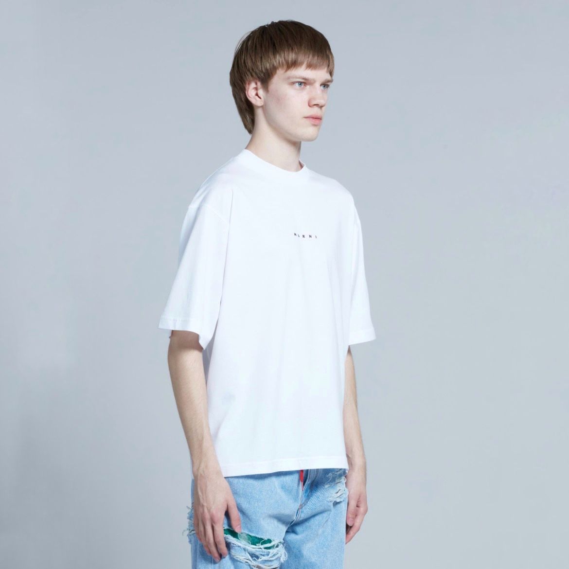 【残り一点】Marni Logo Organic Cotton Jersey Tee