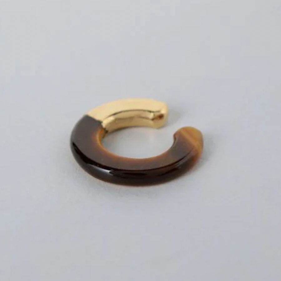 【残り一点】Ukishima Tiger Eye Ear Cuff(片耳用）