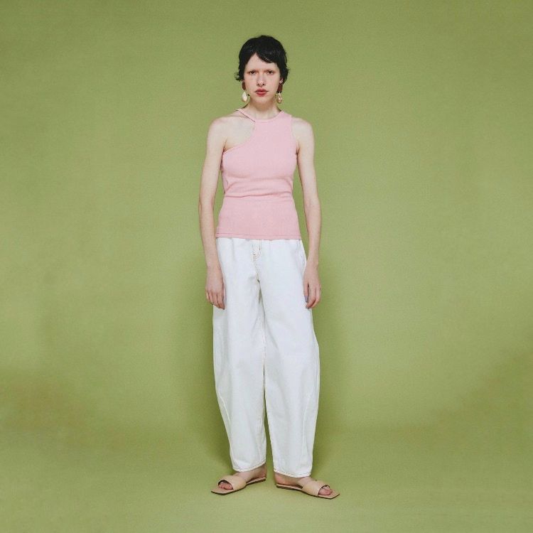 【残り一点】Asymmetry Neck Tank Top