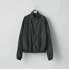 【残り一点】Pure Silk Tafta Shirred Light Zip Jacket