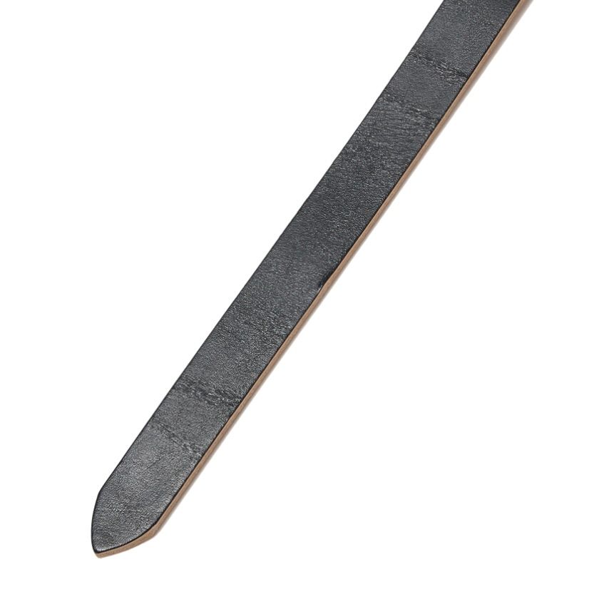 【残り一点】Ovlal Buckle Belt(BLACK×SILVER)