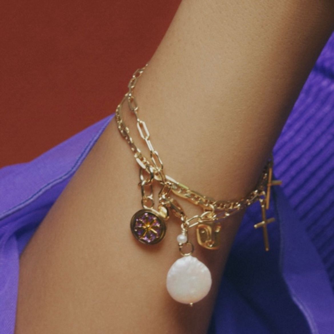 【残り一点】Carlo Medium Bracelet(GOLD)