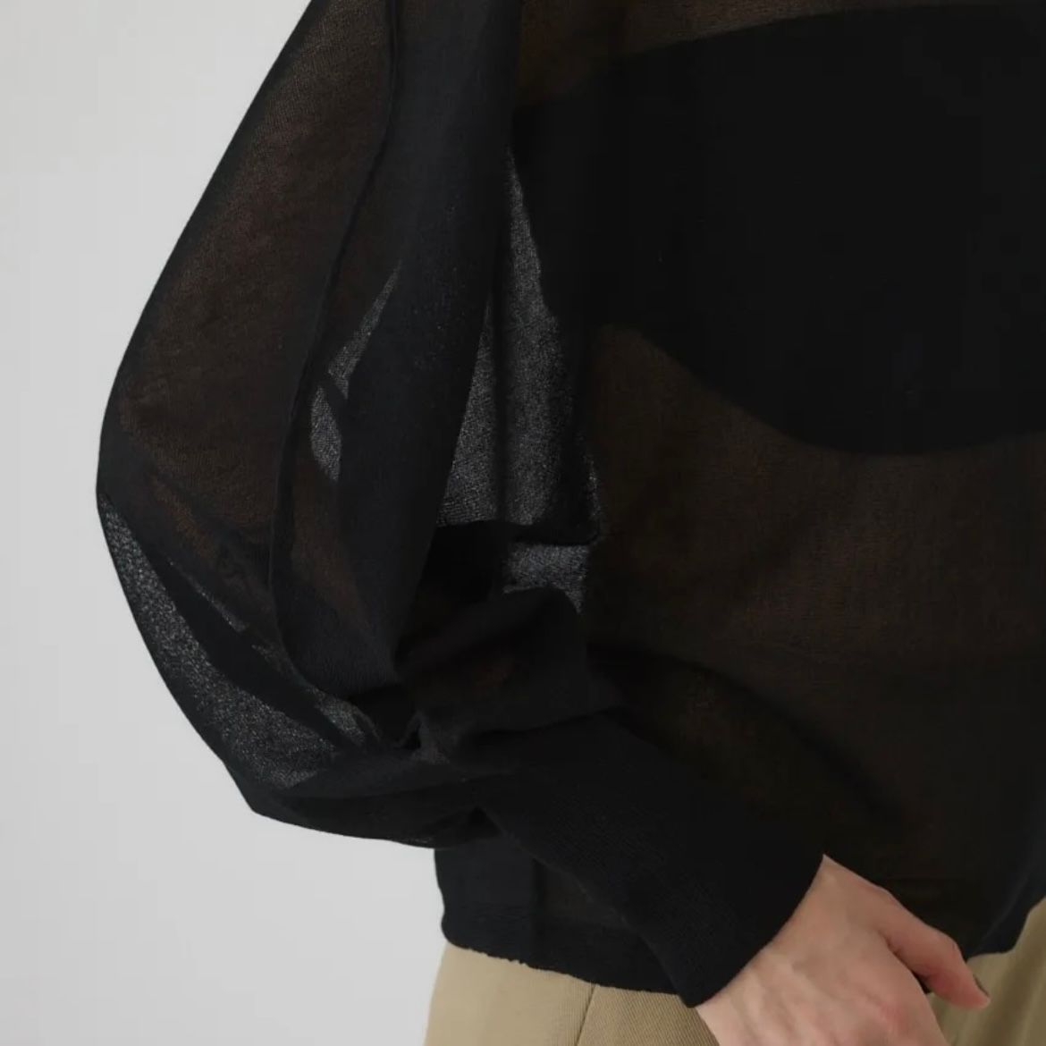 【残り一点】Sheer Dolman Knit Tops