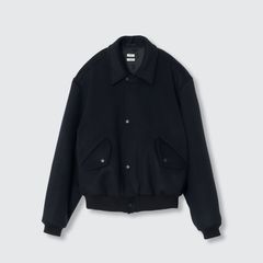 【残り一点】Super160's Wool Beaver Melton Bomber Jacket