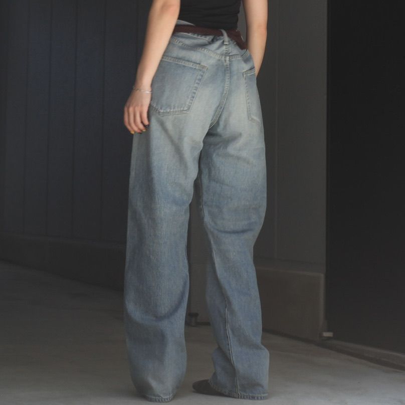 YOKO SAKAMOTO - 【再販売通知受付可能】Denim Straight Pants(USED FADE) | ACRMTSM ONLINE  STORE