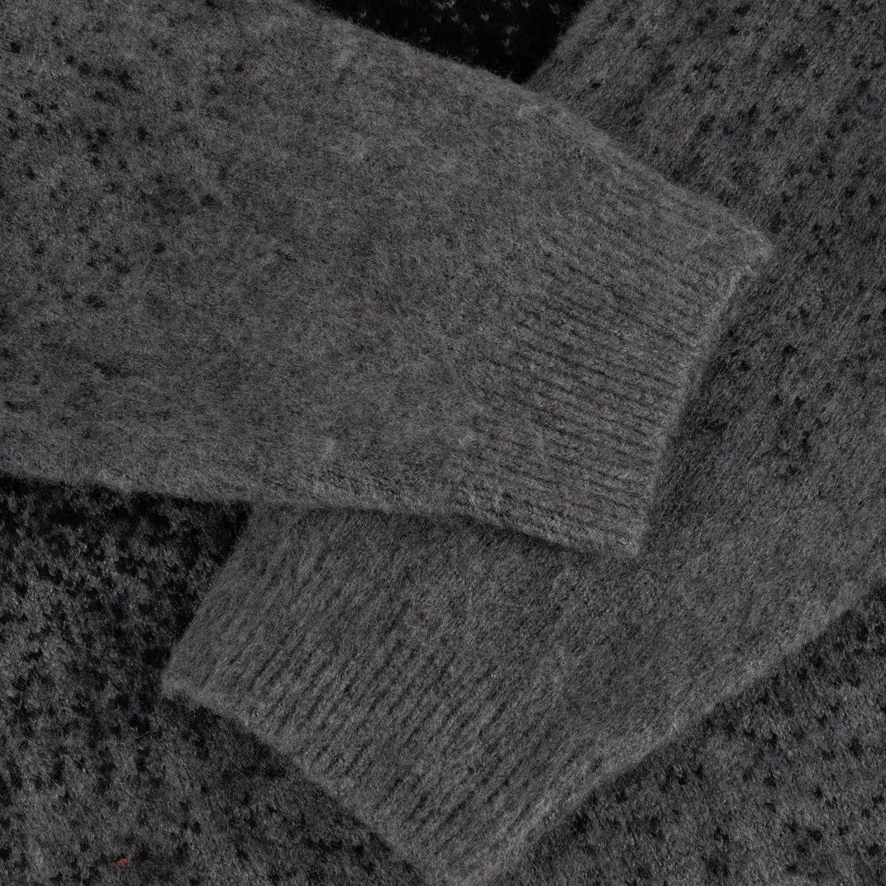 【残りわずか】Mohair Double Zip Knit