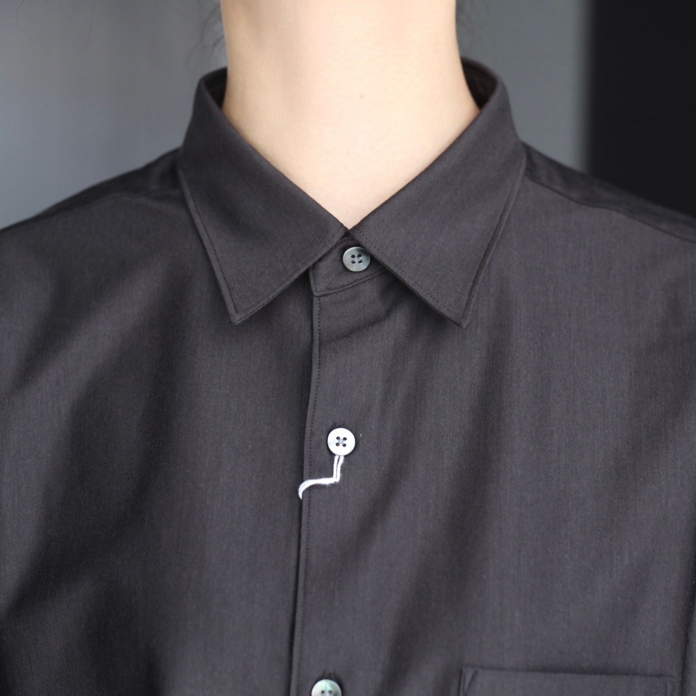 【残り一点】36G Wool Modest Shirt