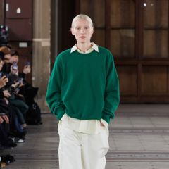 【残り一点】Pure Cashmere Knit Crew Neck LS