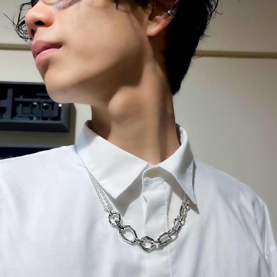 【お取り寄せ注文可能】Crockery Mix Chain Necklace