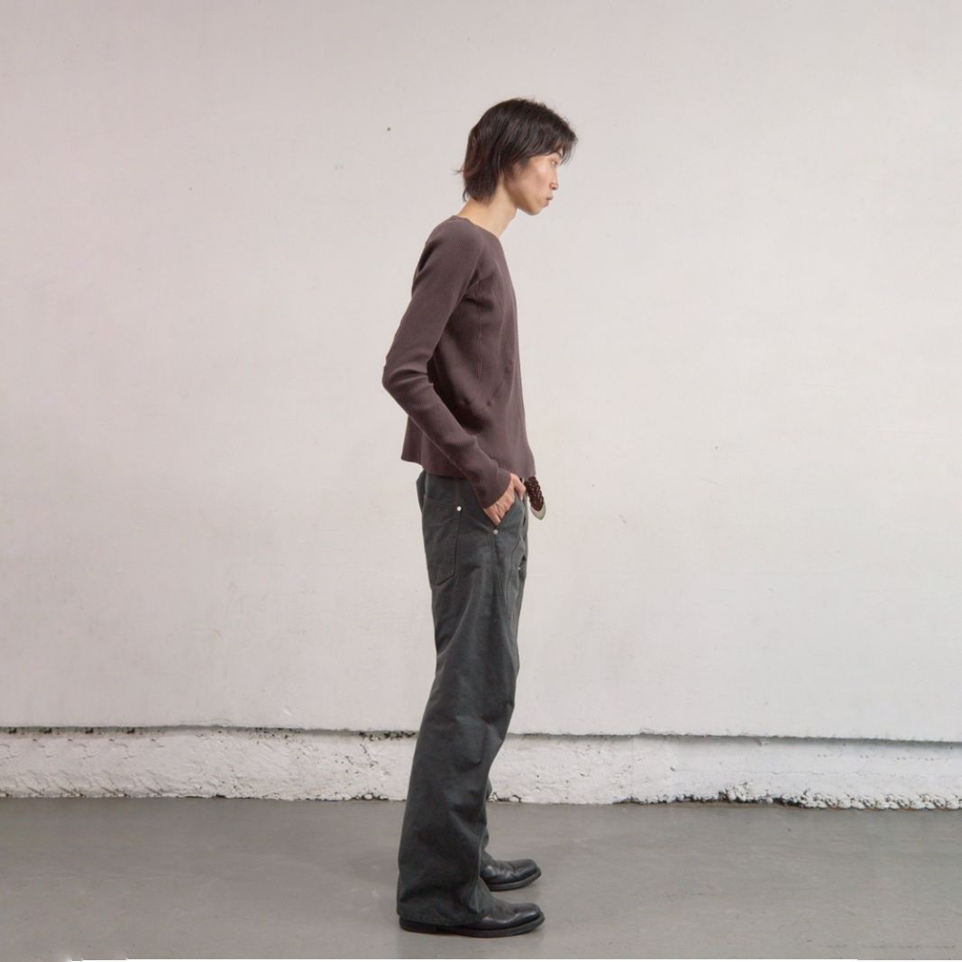 【残り一点】Curved Leg Double Knee Work Pants