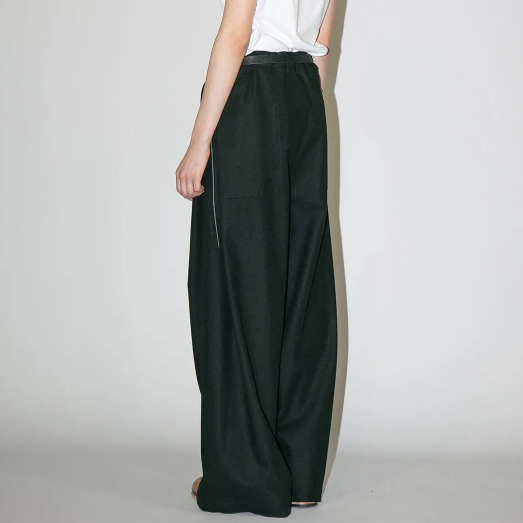 【残り一点】コットンツイルワイドパンツ