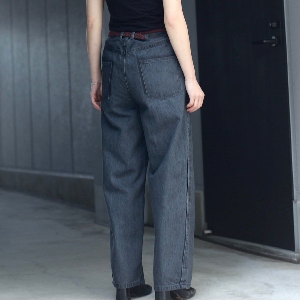【残り一点】Reconstruction Wide Denim Jeans - XS