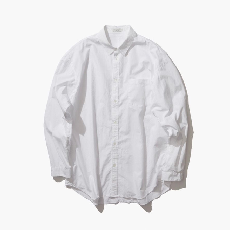 ATON - 【残り一点】Suvin Broad Washed Shirt | ACRMTSM ONLINE STORE