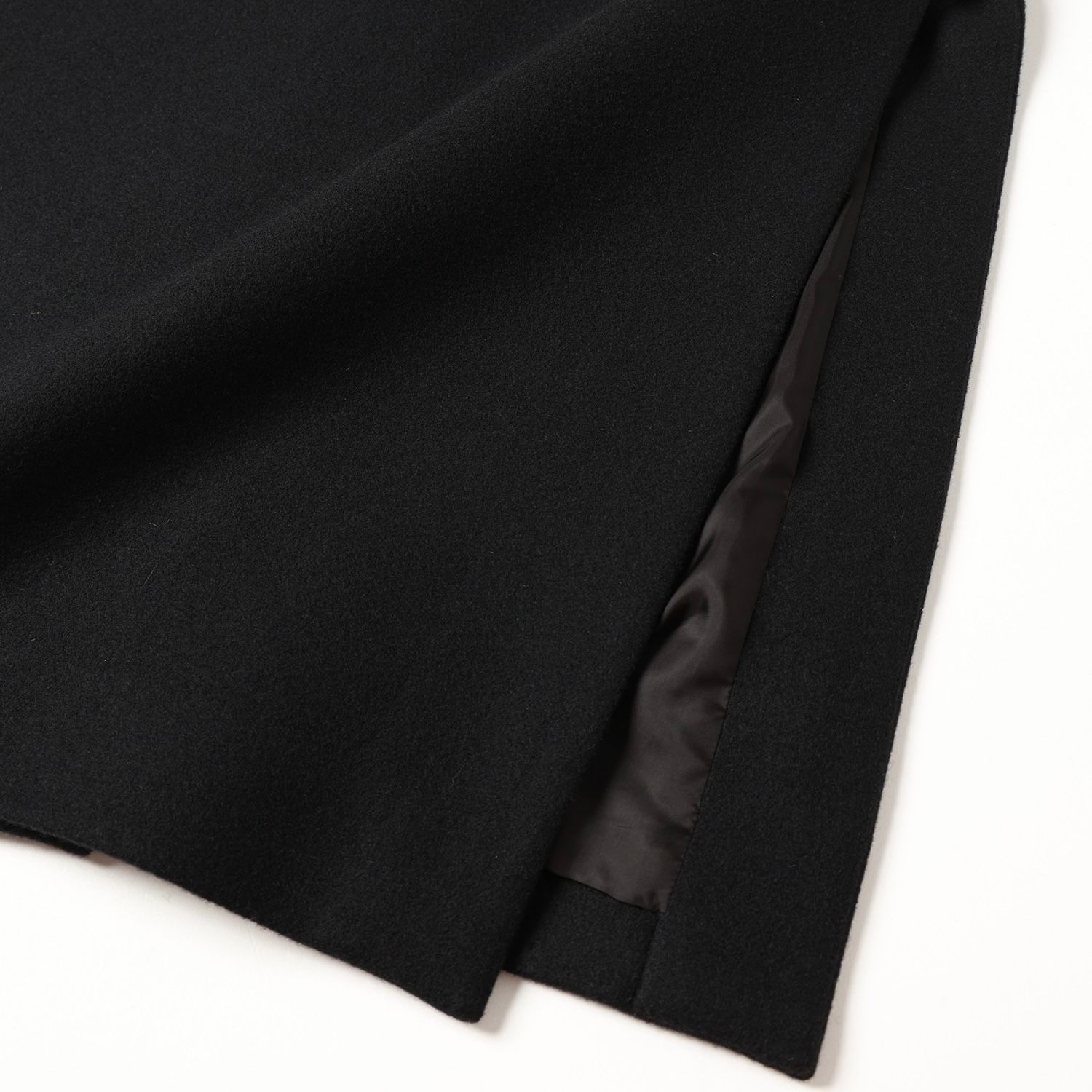 【残り一点】Lamb Wool Melton Tie Locken Long Chester Coat