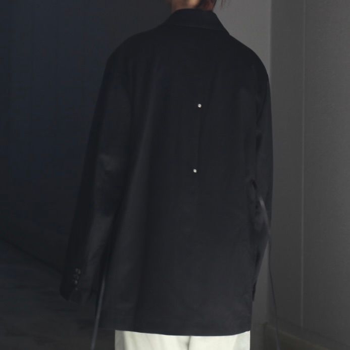 【残り一点】W/CA Beaver Back Slash Peak Lapel Jacket