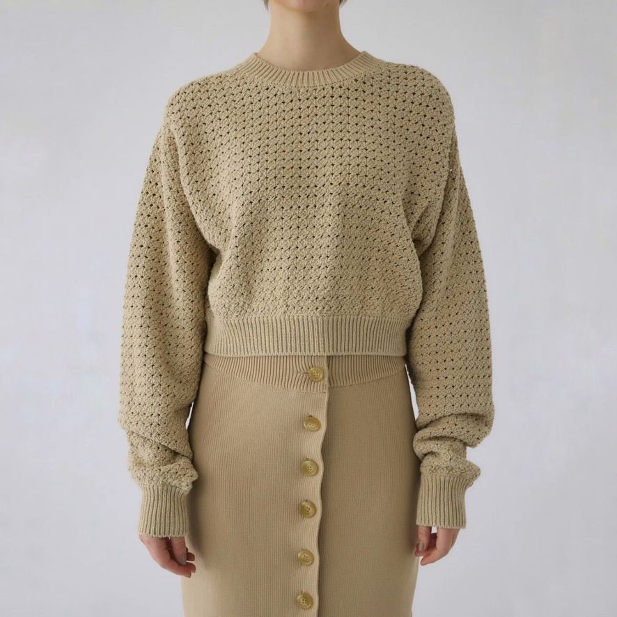 【残り一点】Cotton Short Knit