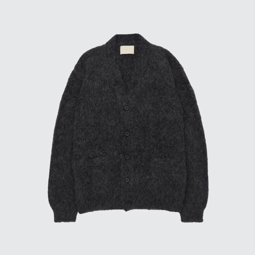 【残り一点】3color Mix Baby Alpaca Cardigan