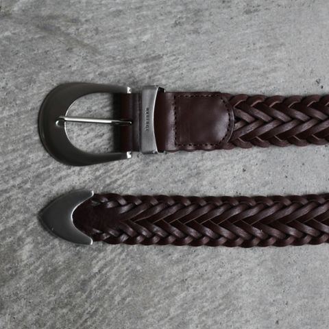 【残りわずか】3.8C Leather Mesh Belt