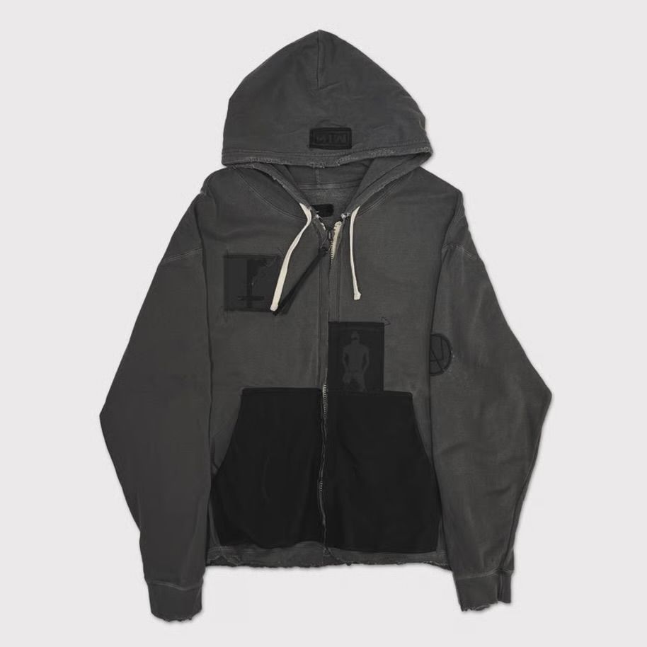 【残り一点】Bootleg Zip Up Hoodie With Patched(MIN)