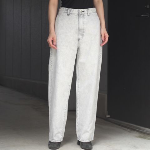 【残り一点】Denim Wide Straight Pants Vintage Wash