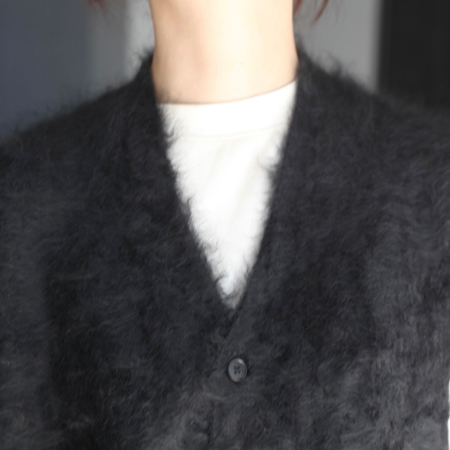 【残り一点】Cashmere Shaggy Knit Vest