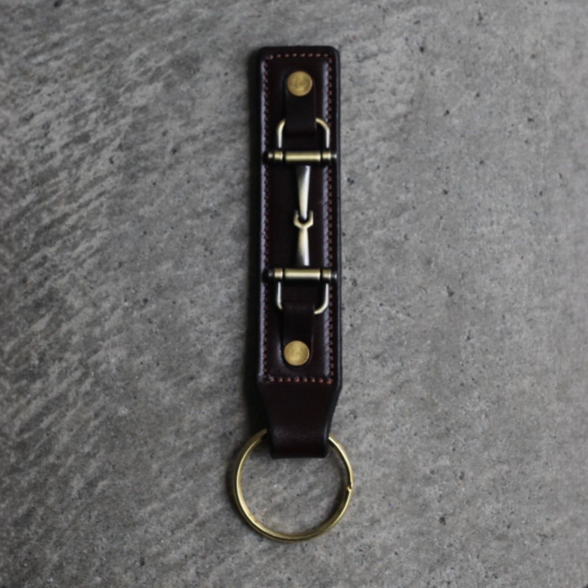 【残りわずか】Snaffle Bit Key Fobs(HAVANA)