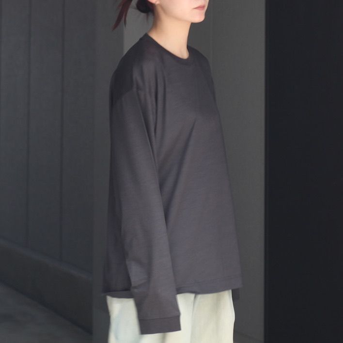 【残りわずか】36G Wool L/S Tee