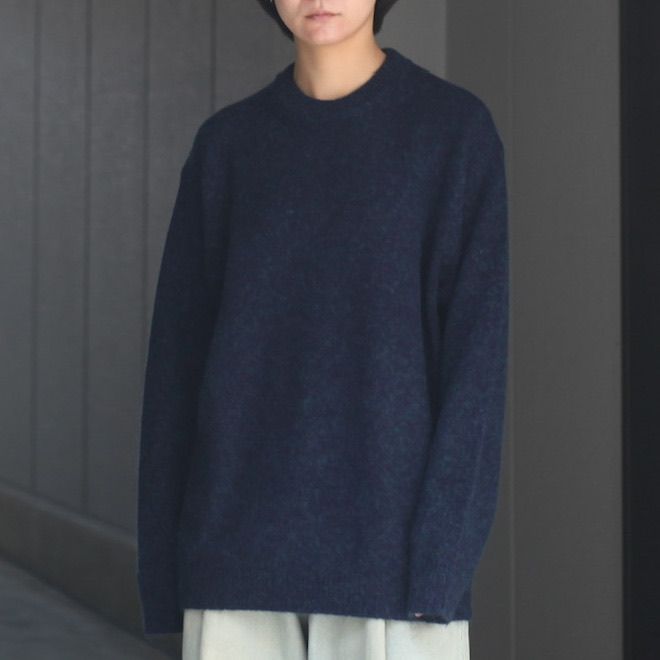 ATON - 【残り一点】Wool Mohair Crewneck Sweater | ACRMTSM ONLINE STORE