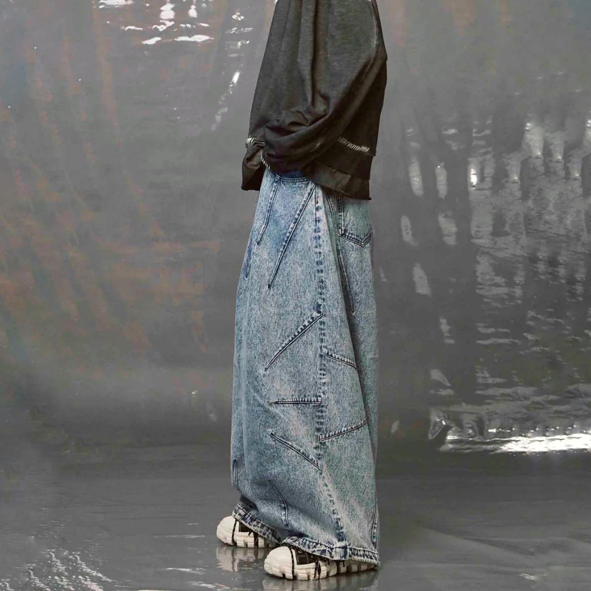 【残り一点】Prime-Wide Denim Balloon Pants