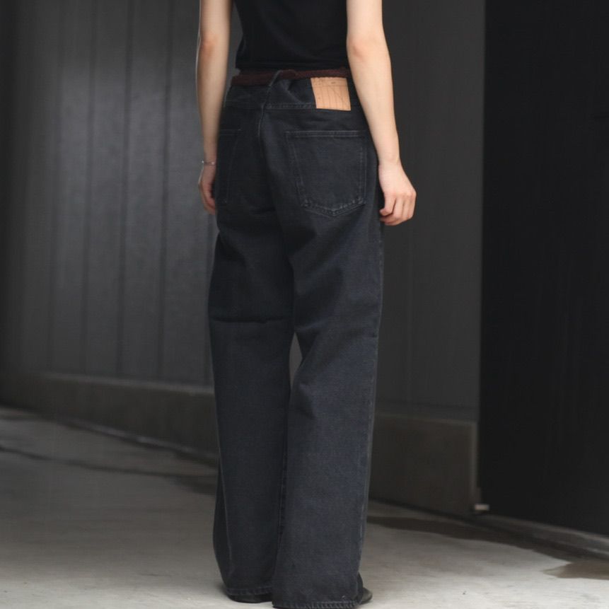 14,600円SOSHIOTSUKI washed denim pants 46