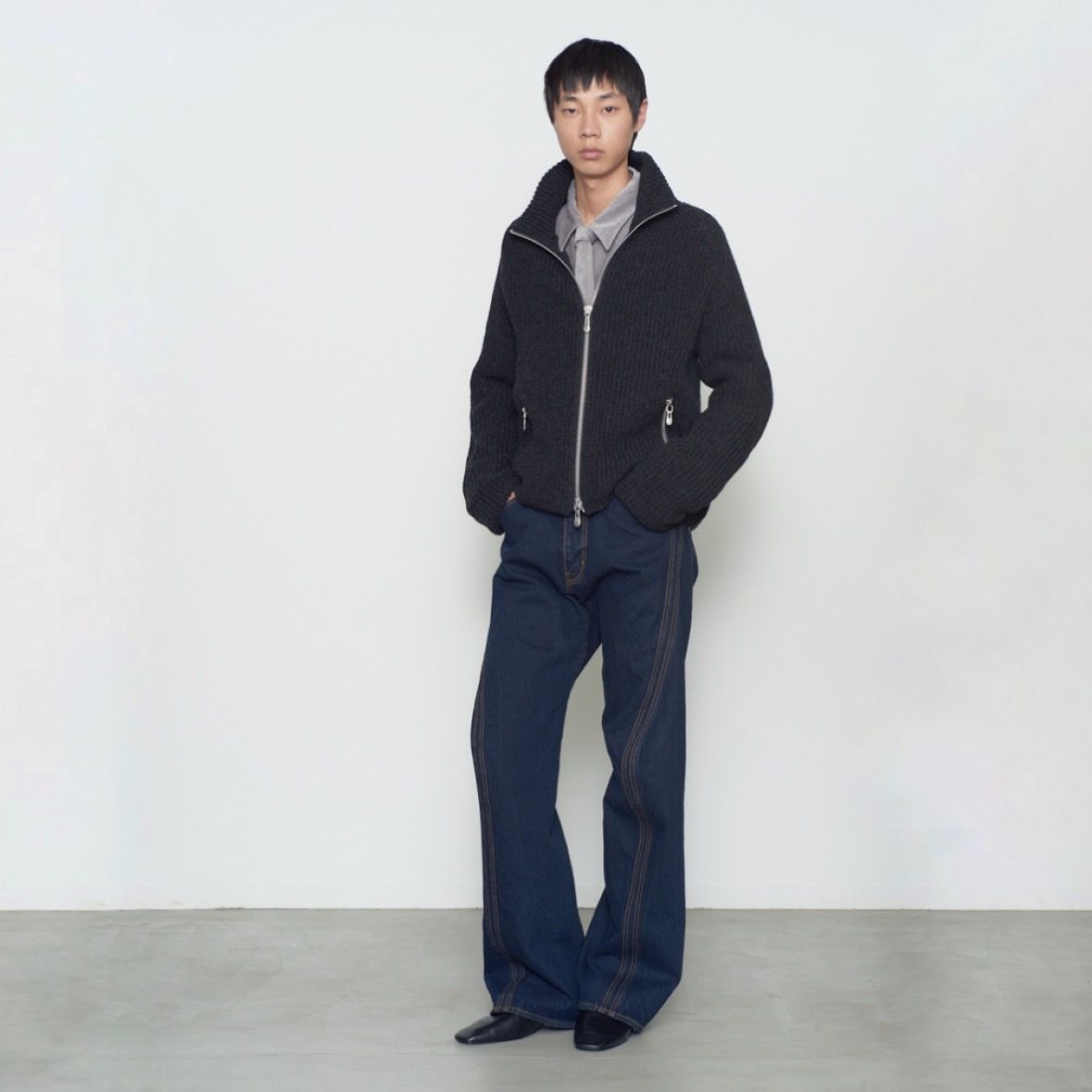 【残り一点】Drivers Zip Up Sweater
