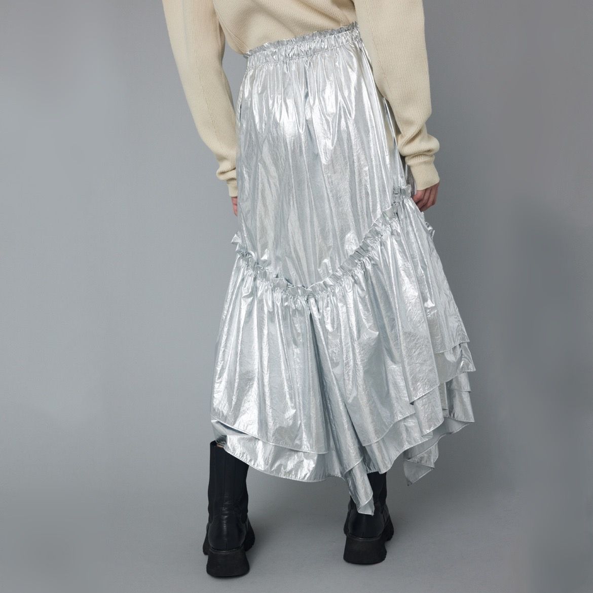 HeRIN.CYE - 【残り一点】Asymmetry Gather Skirt | ACRMTSM ONLINE STORE