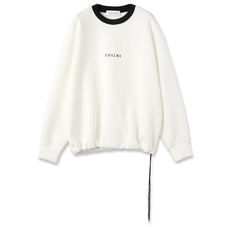 【残り一点】Cullni Logo Embroidery Drawstring Pullover
