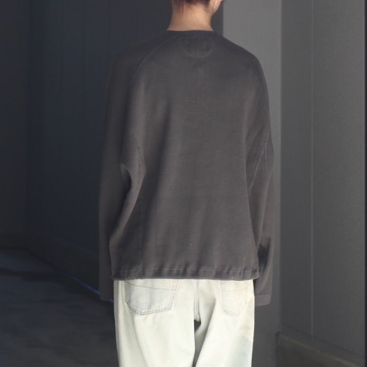 【残り一点】Lazy Thermal Henley Neck