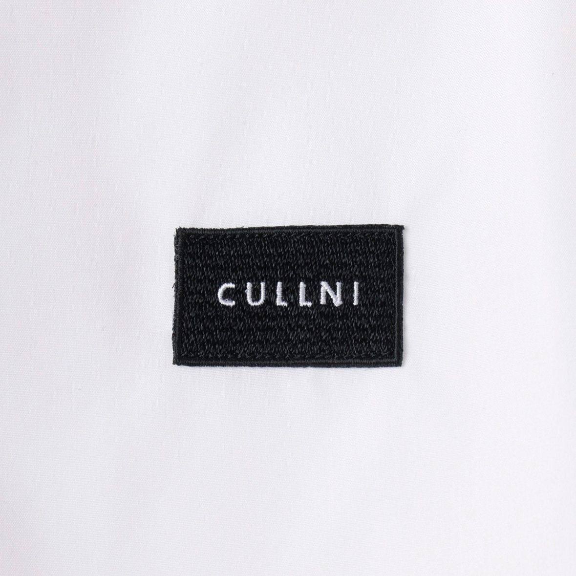 【残り一点】High Count Broadcloth Embroidery Patch Short Sleeve Shirt