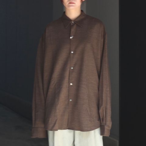 【残り一点】36G Wool Ideal Herringbone Shirt
