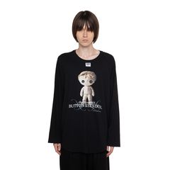 【残り一点】"Button Eye Doll" Raglan Tag Tour Tee