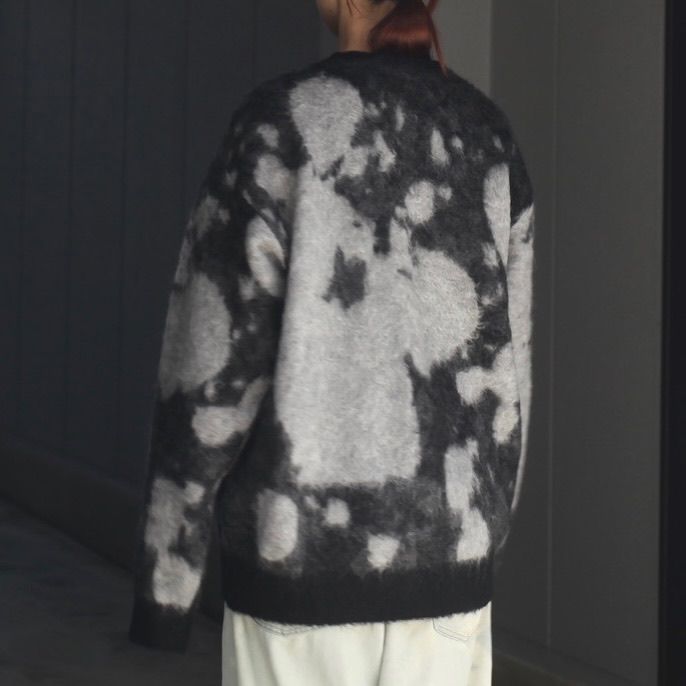 【残り一点】Kid Mohair Jacquard Cardigan