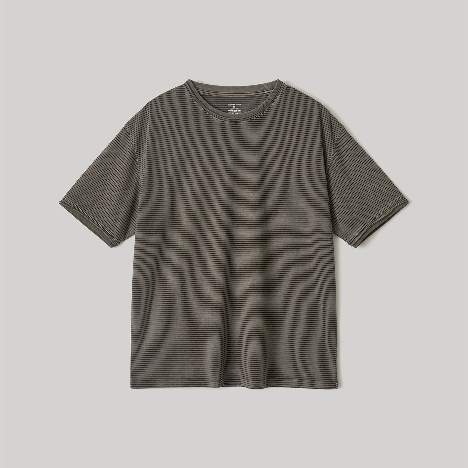 【残り一点】Dyed Raw-Edge Stripe Tee