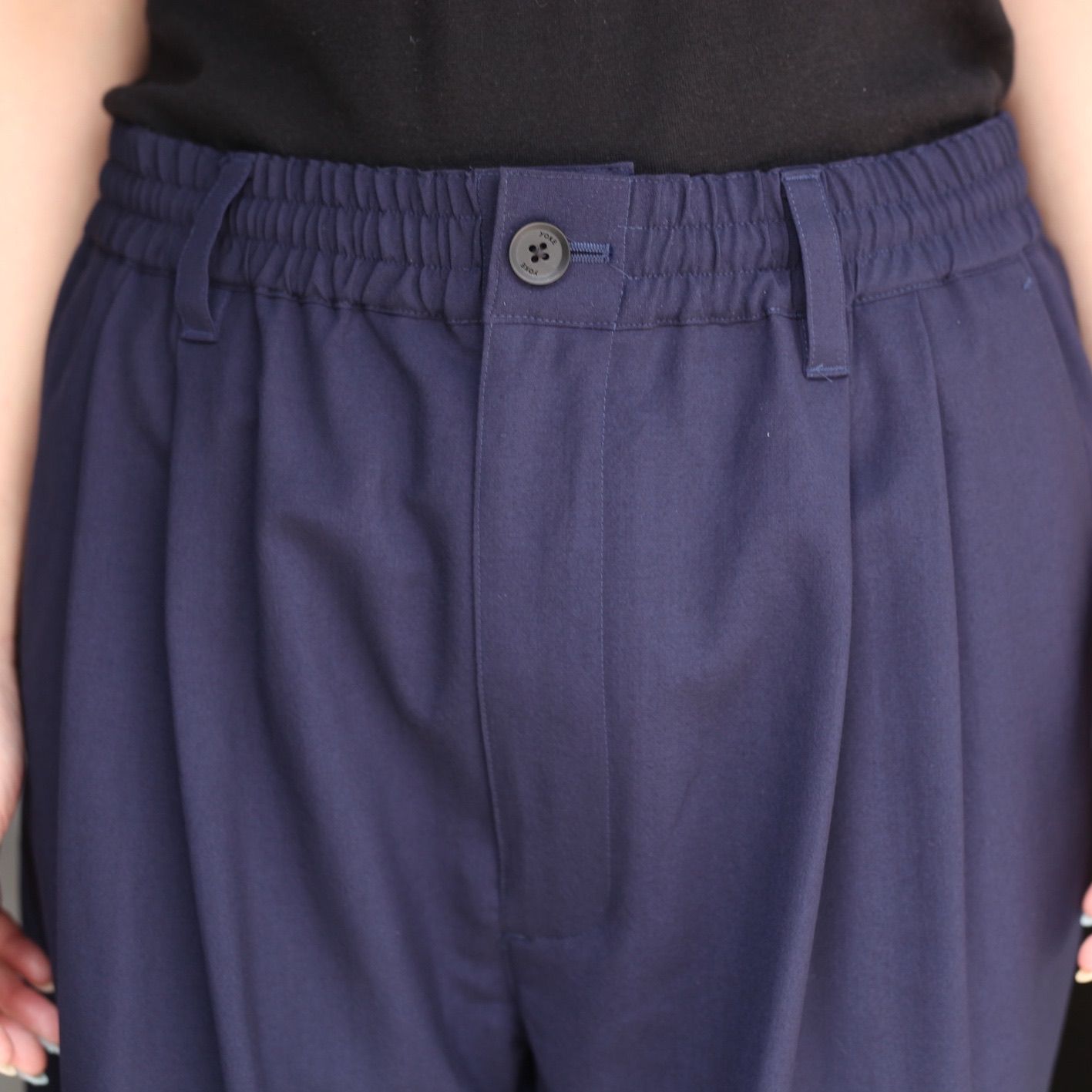 【残り一点】Wool Washer Tropical 2Pleated Easy Shorts