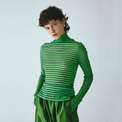 【残り一点】High Neck Mesh Inner Tops