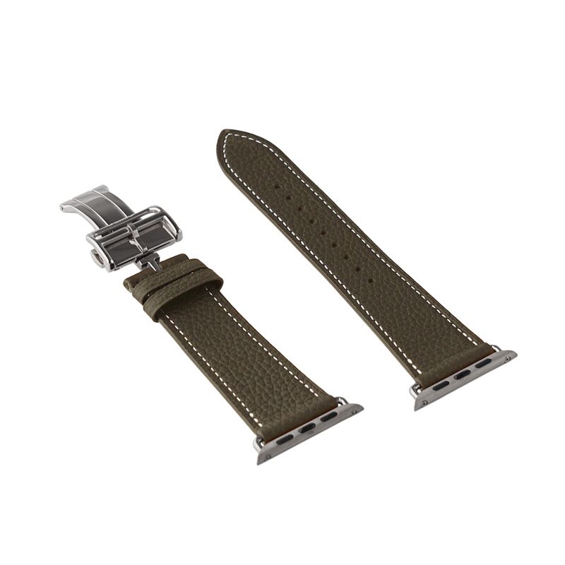 【残りわずか】Apple Watch Band(ETOUPE×SILVER)
