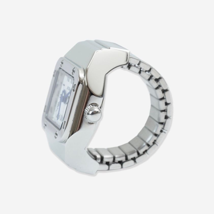 【残りわずか】Saint Ring Watch(SILVER×WHITE)