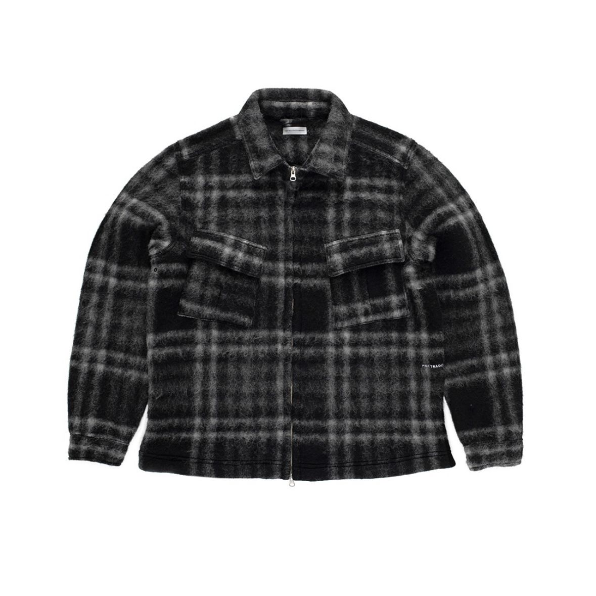 Pop Trading Company - 【残り一点】Checked Wool Shirt Jacket
