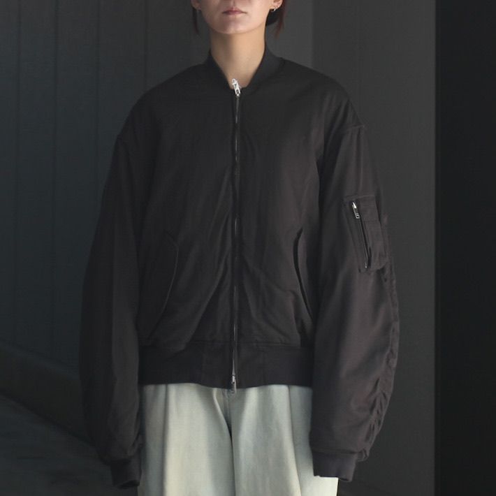 【残り一点】Wool Washer Twill Flight Jacket
